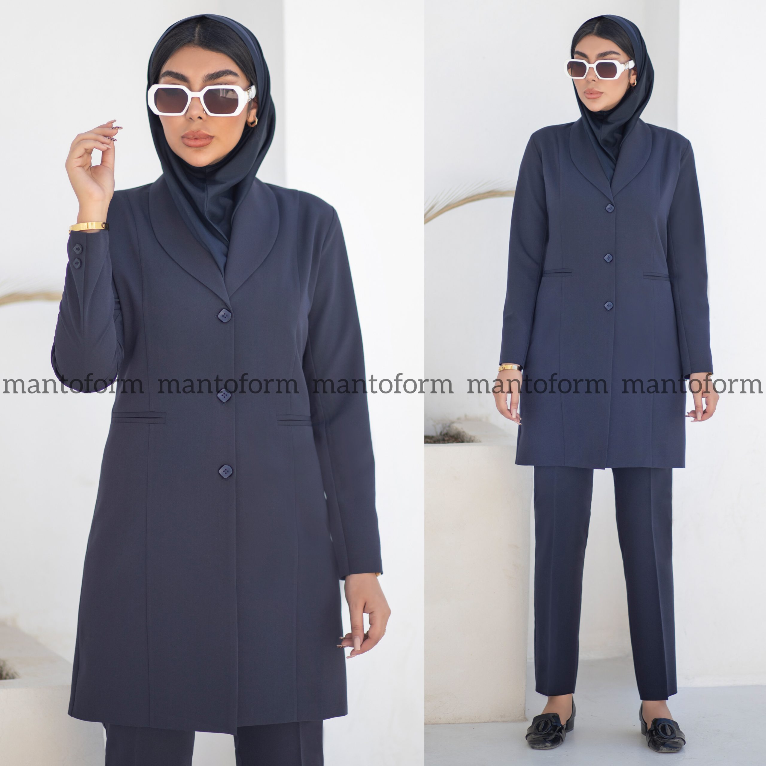 مانتو شلوار کتی کد 730 Image 9