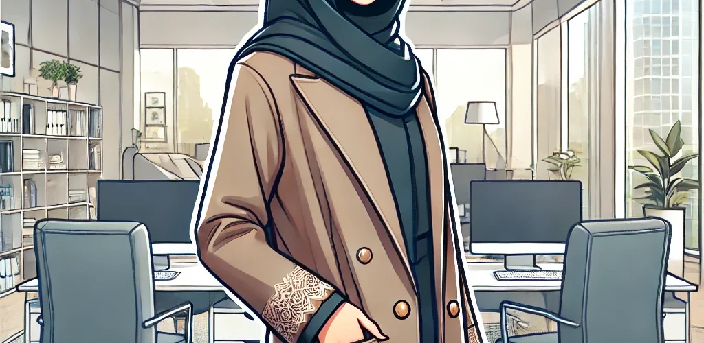 مانتو اداری مناسب