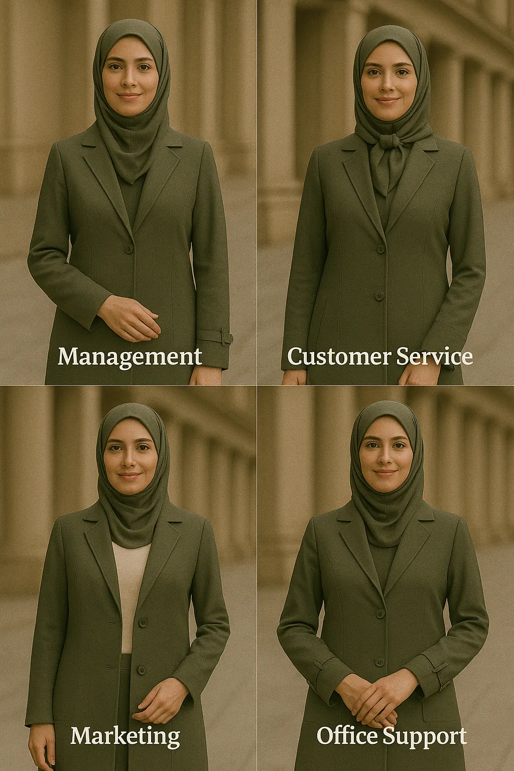 توصیههای استایل شخصی با مانتو اداری براساس موقعیت شغلی