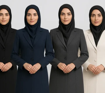 رنگ مانتو اداری